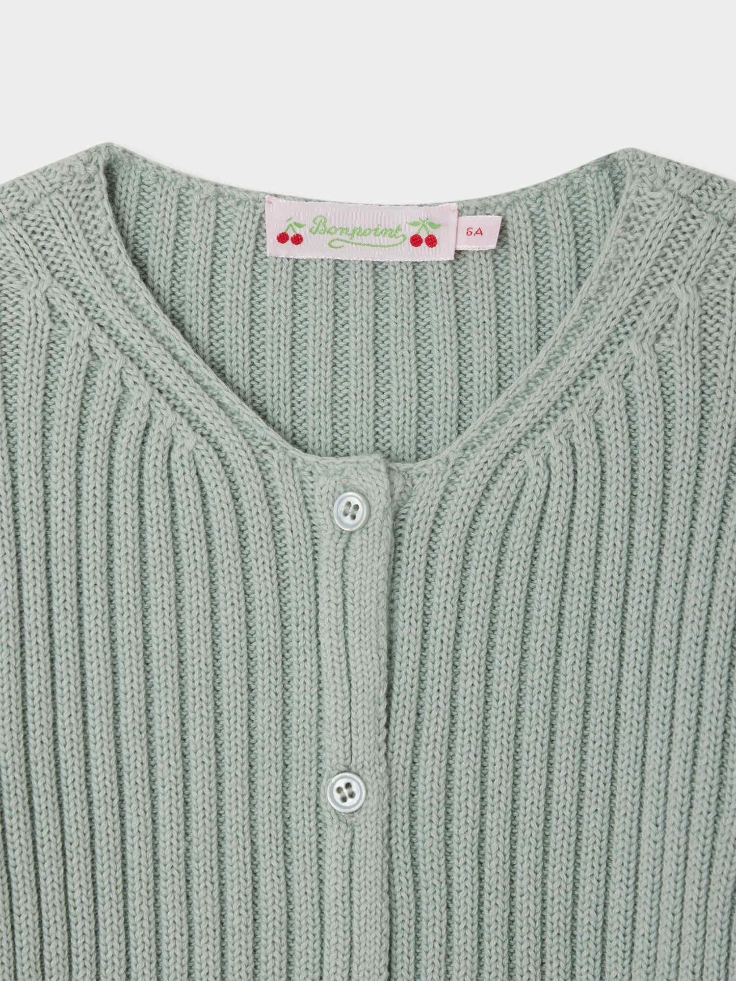 cardigan côtelé
