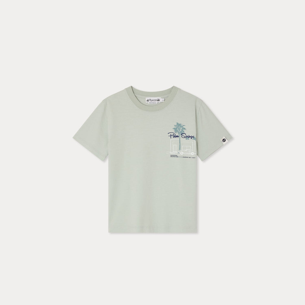 T-shirt en coton biologique imprimé