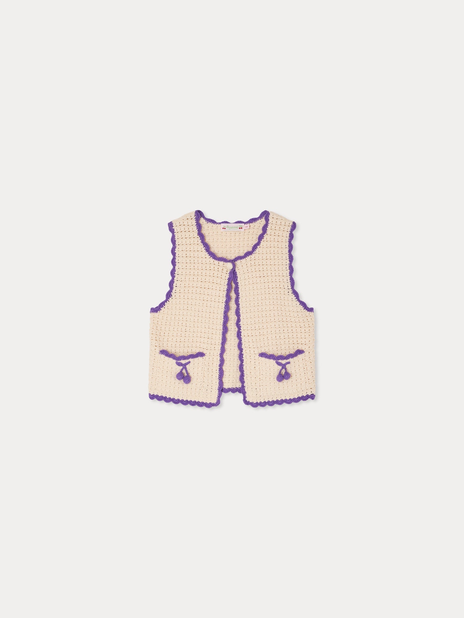 cardigan fait main au crochet