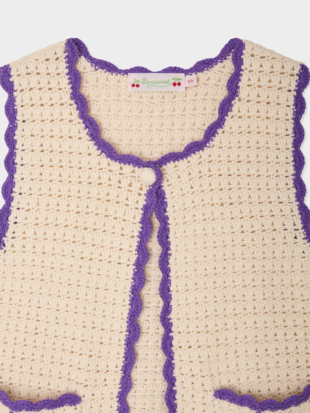 cardigan fait main au crochet