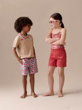 Shorts en coton biologique grenadine