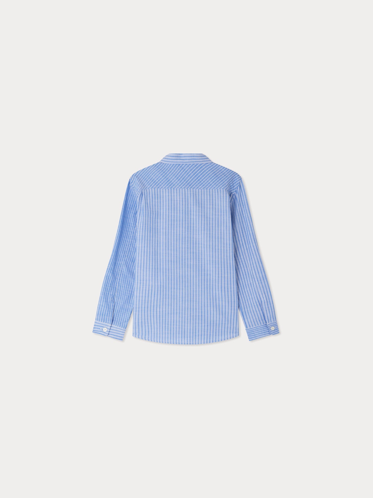 chemise en patchwork rayé