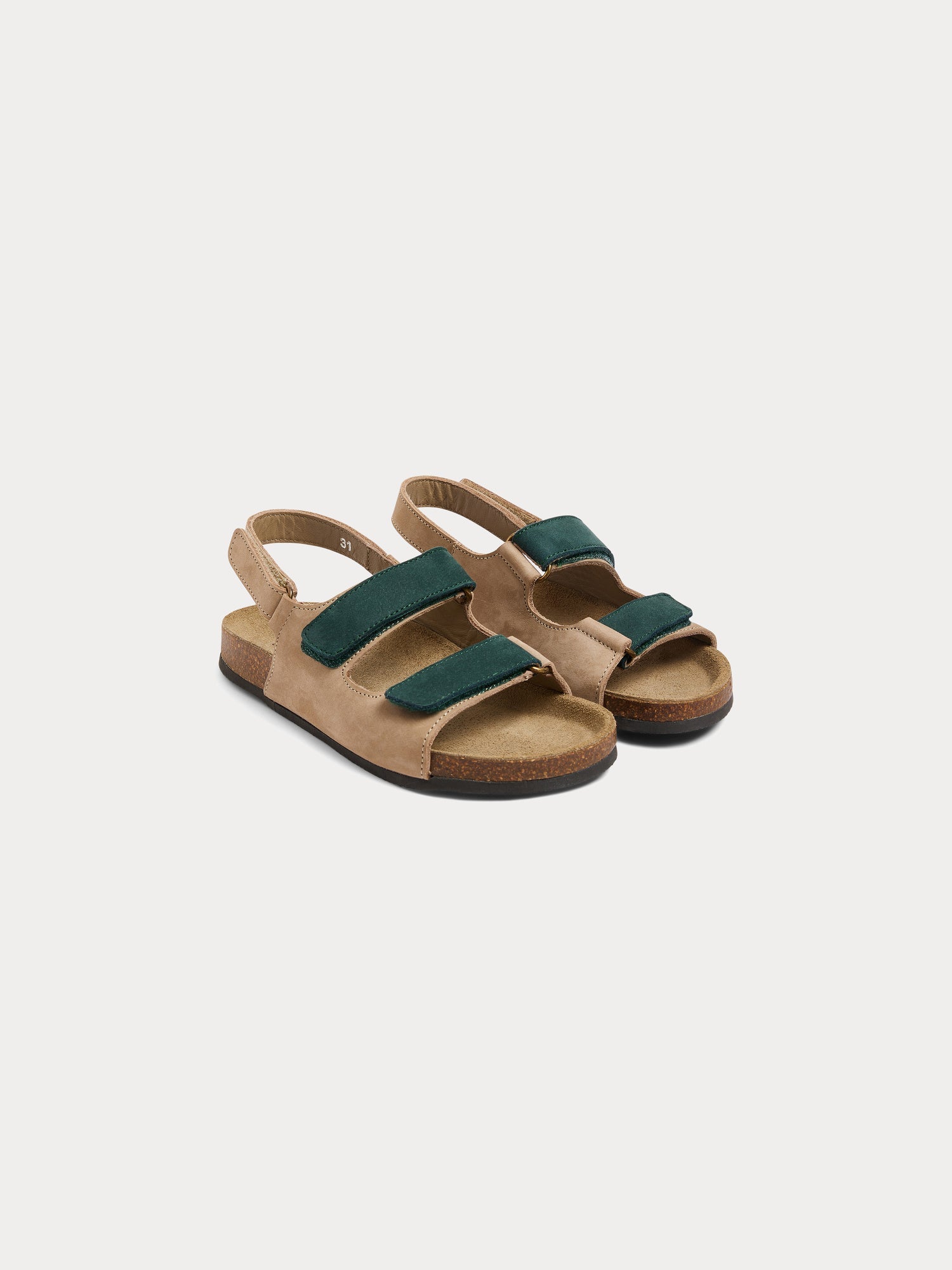 sandales bicolores