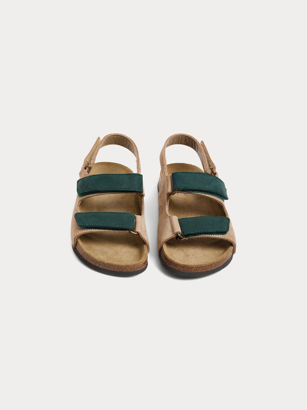 sandales bicolores