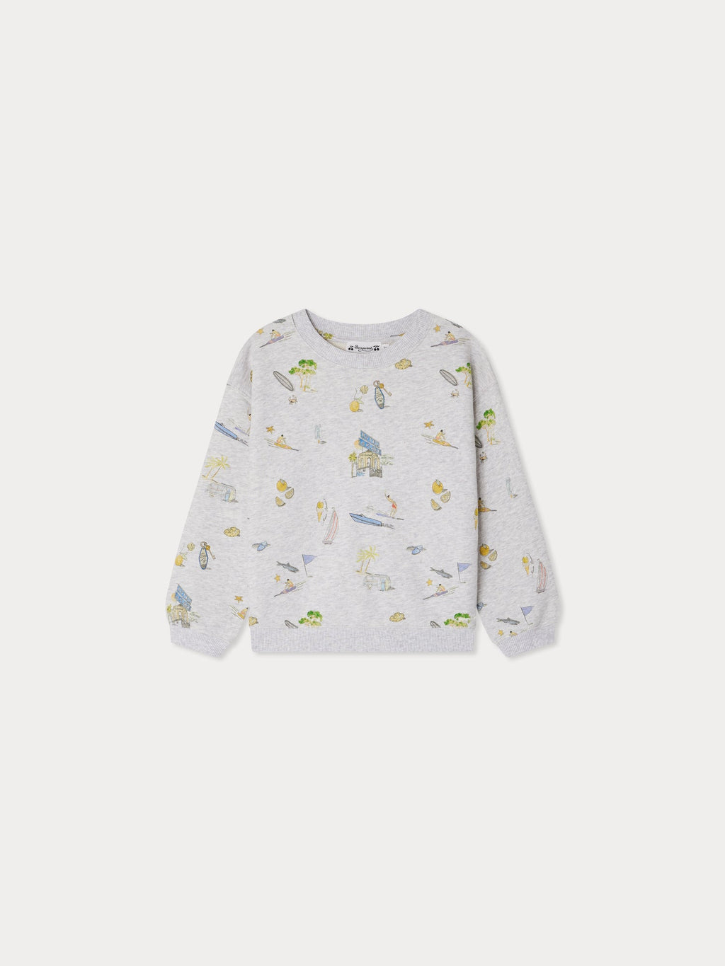 sweatshirt avec imprimé surfeur