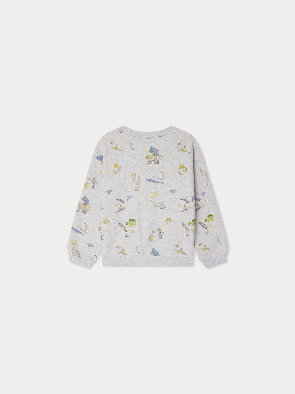 sweatshirt avec imprimé surfeur