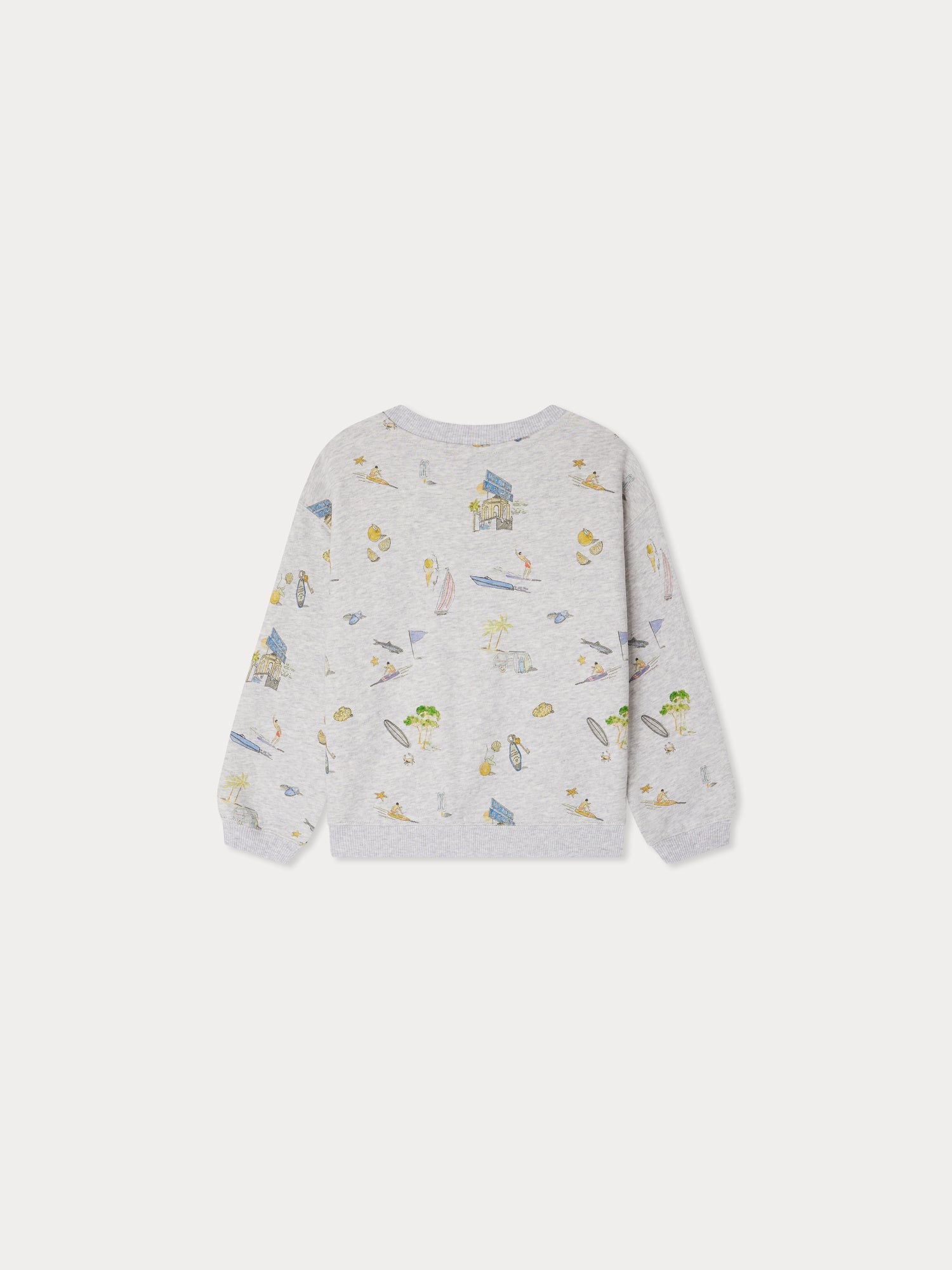 sweatshirt avec imprimé surfeur