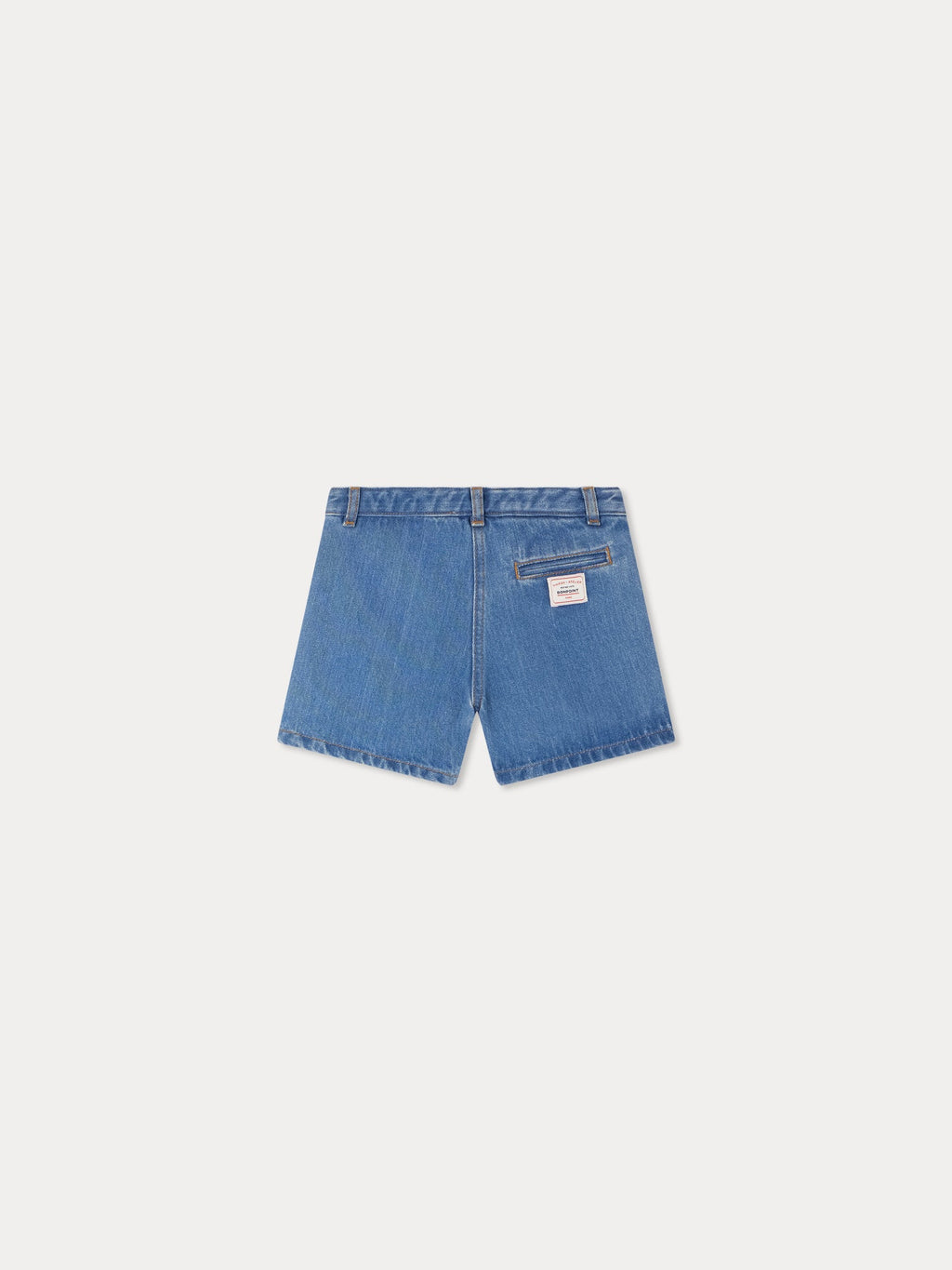short en jean bleu à poches