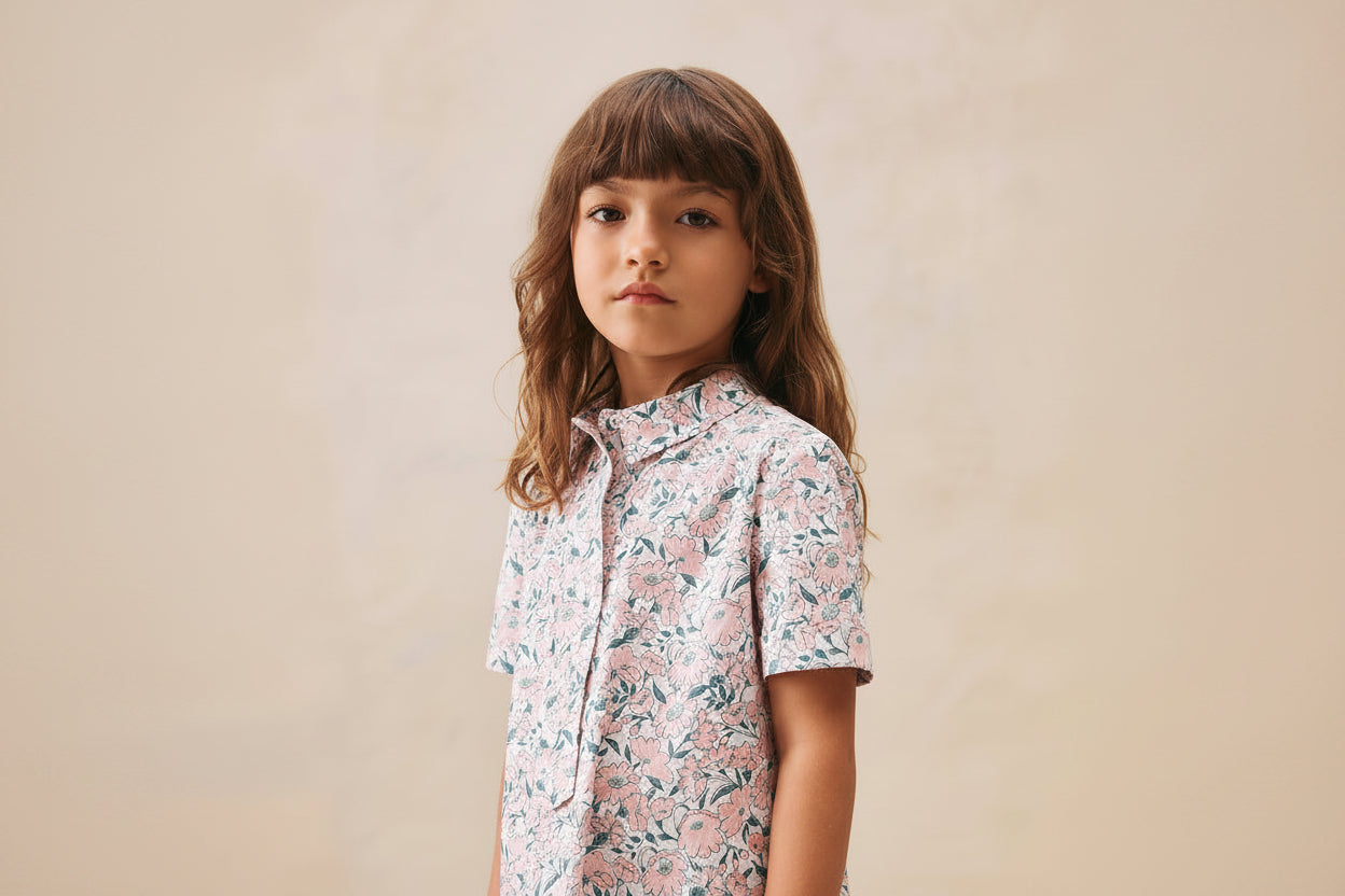 robe confectionnée en tissus de coton biologique