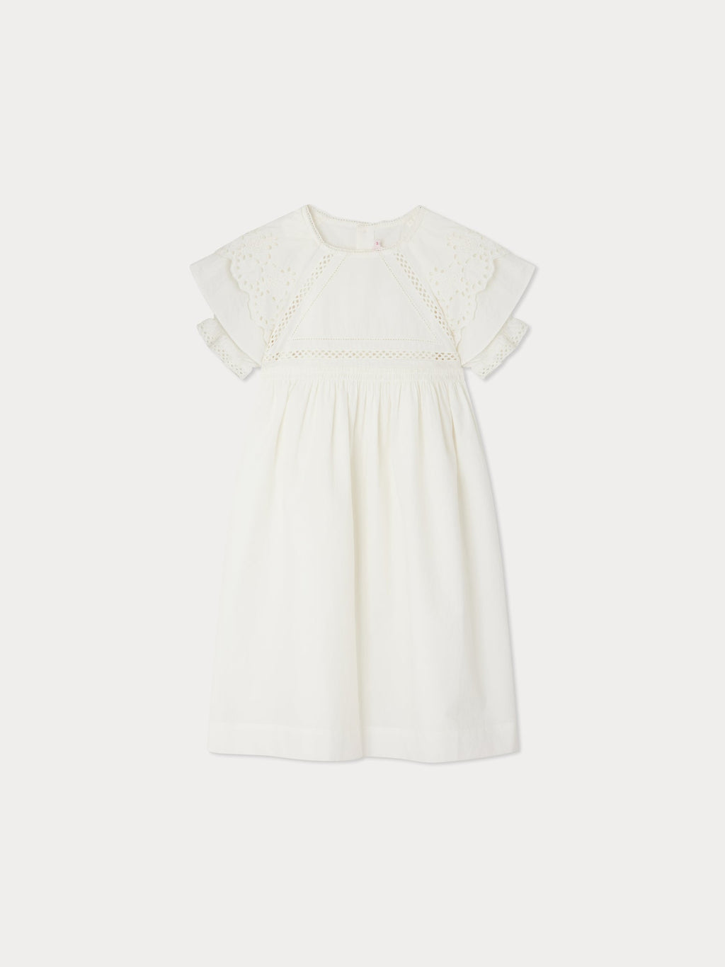 robe en popeline avec broderies anglaises