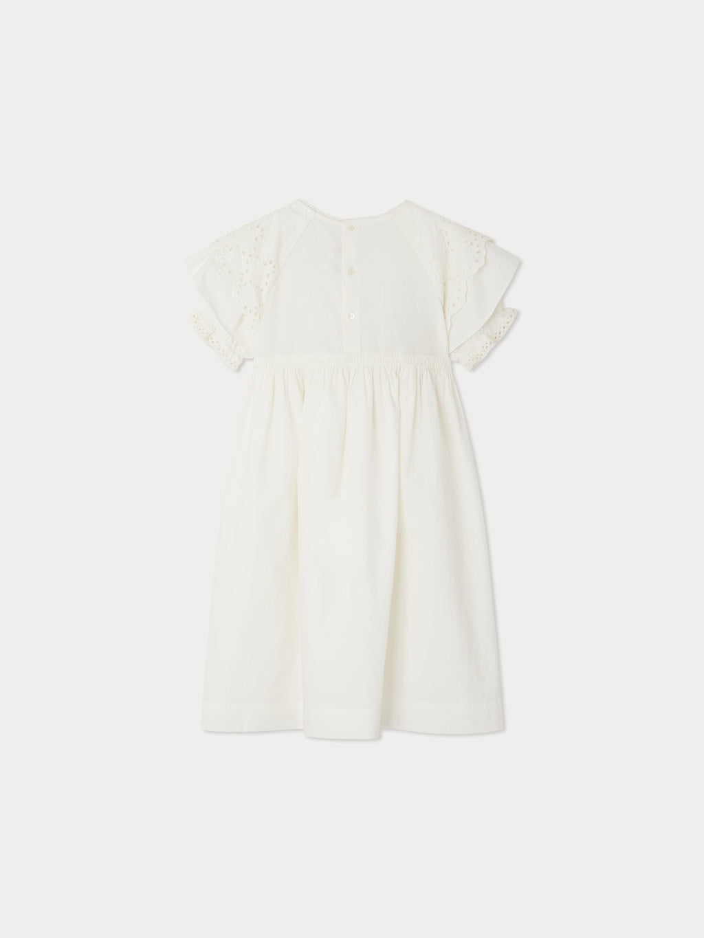 robe en popeline avec broderies anglaises