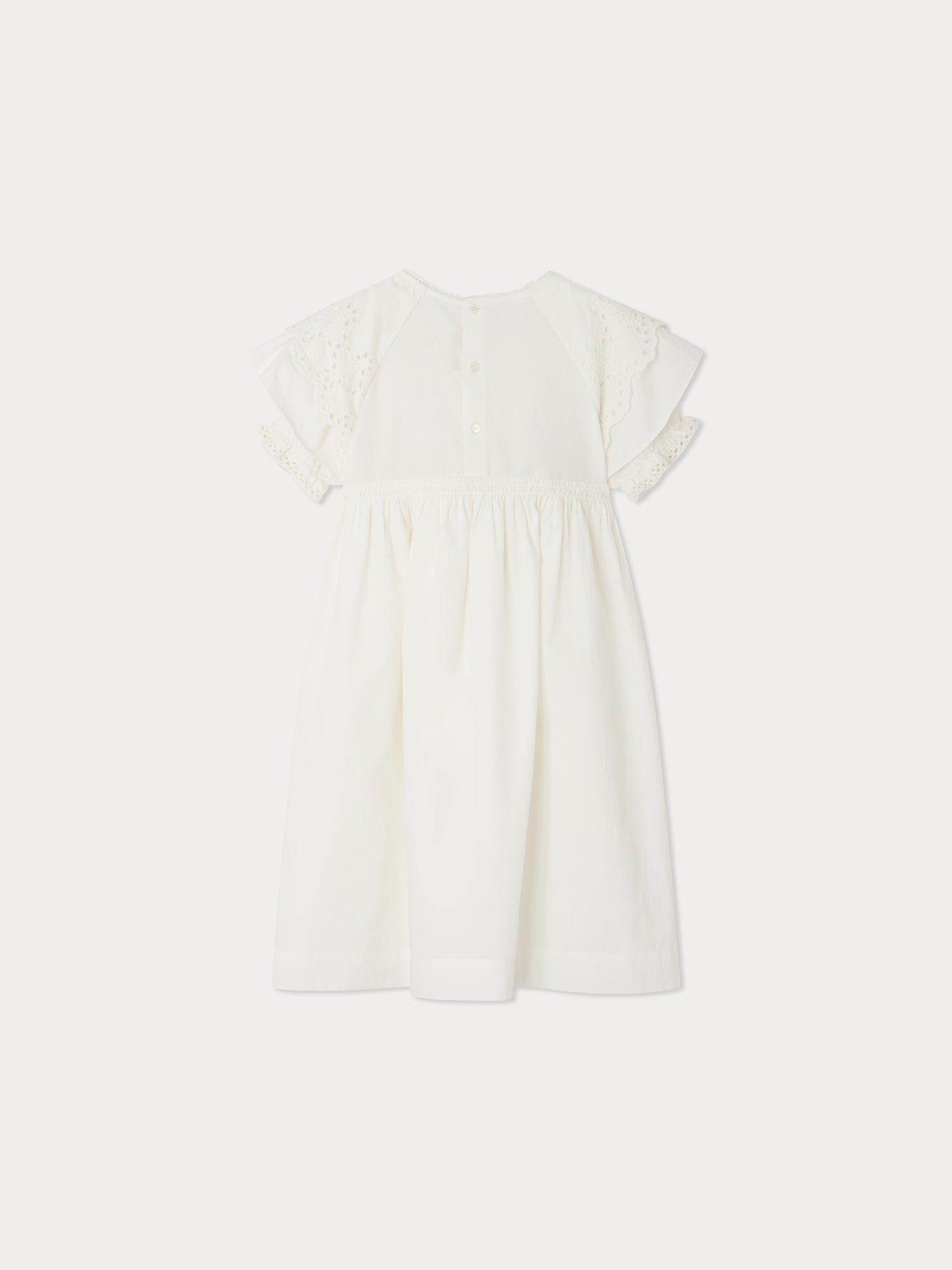 robe en popeline avec broderies anglaises