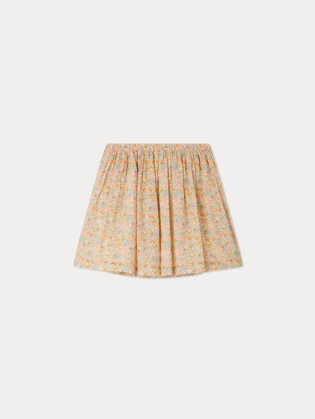 jupe en cotonnades biologiques multicolores