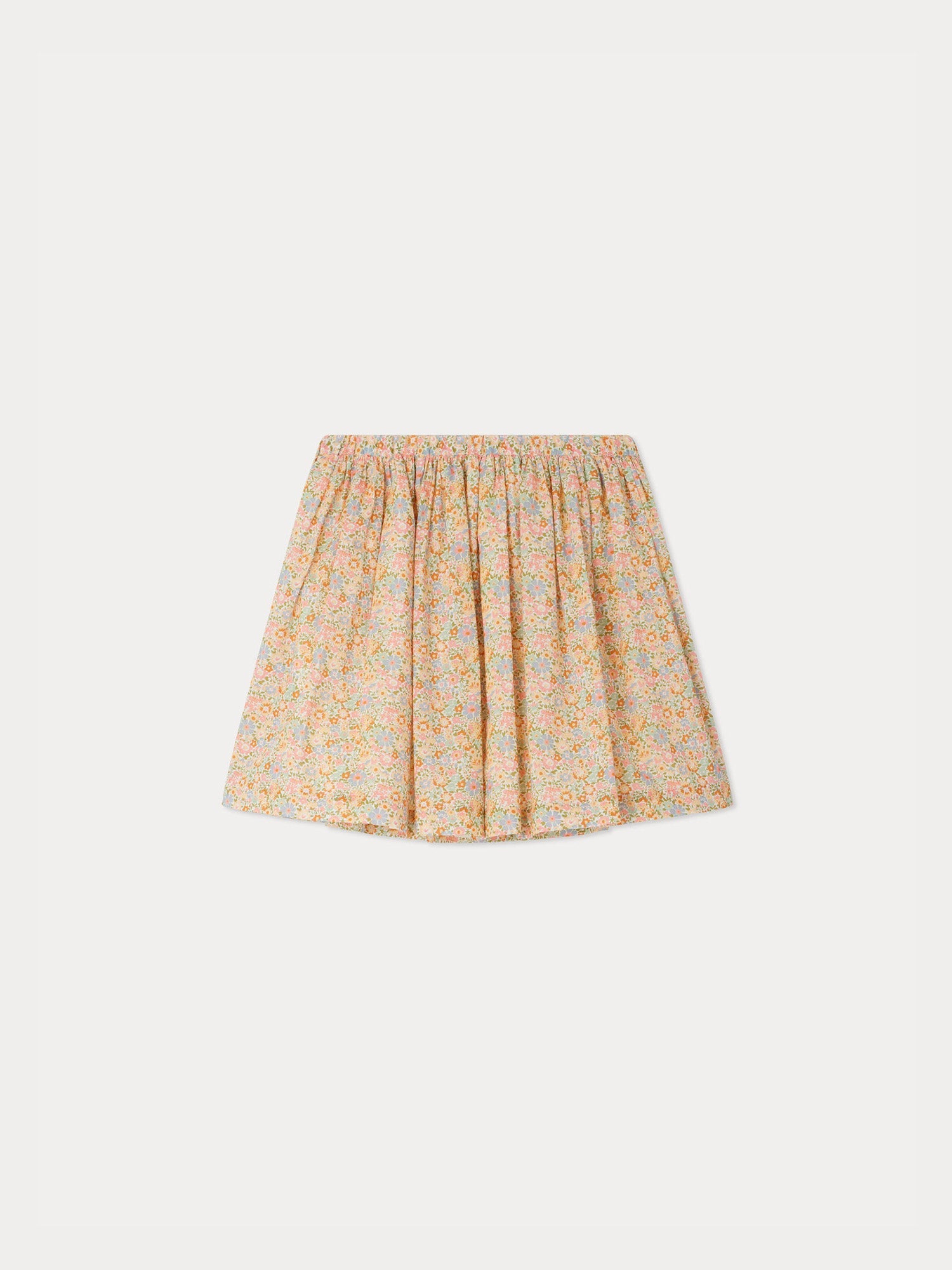 jupe en cotonnades biologiques multicolores