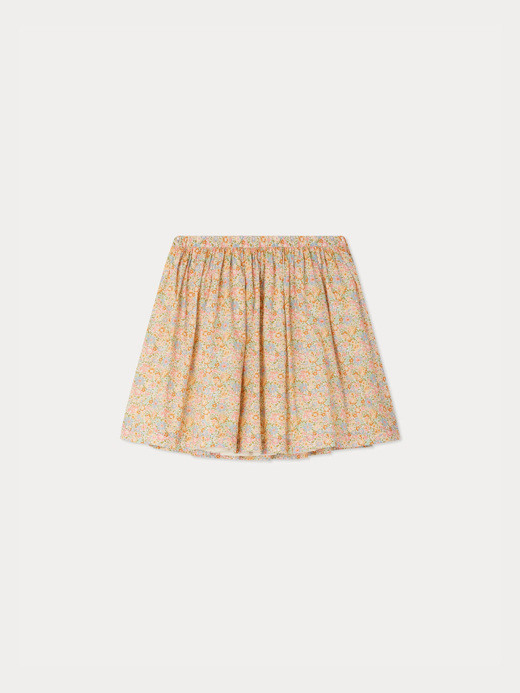 jupe en cotonnades biologiques multicolores