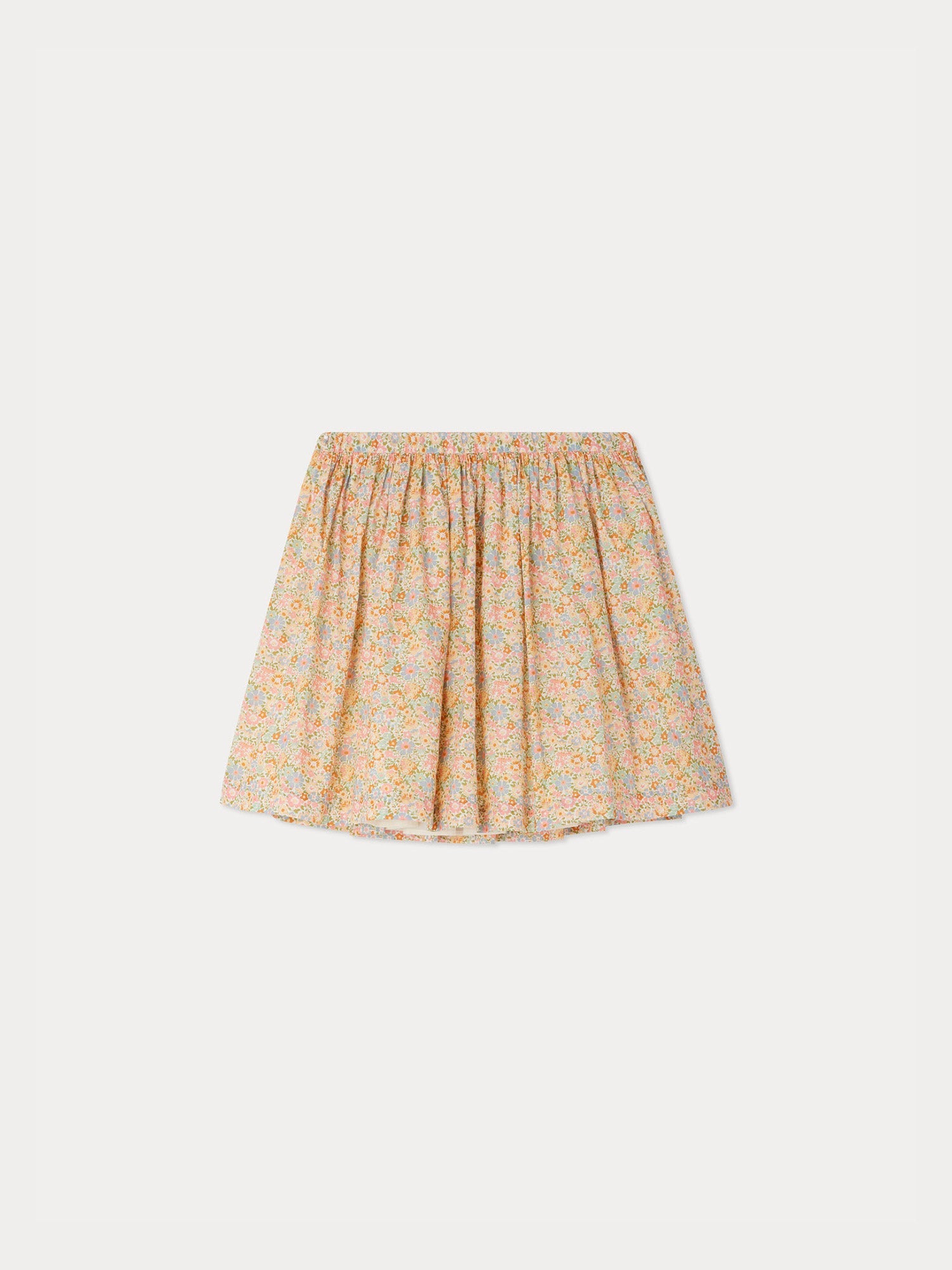 jupe en cotonnades biologiques multicolores