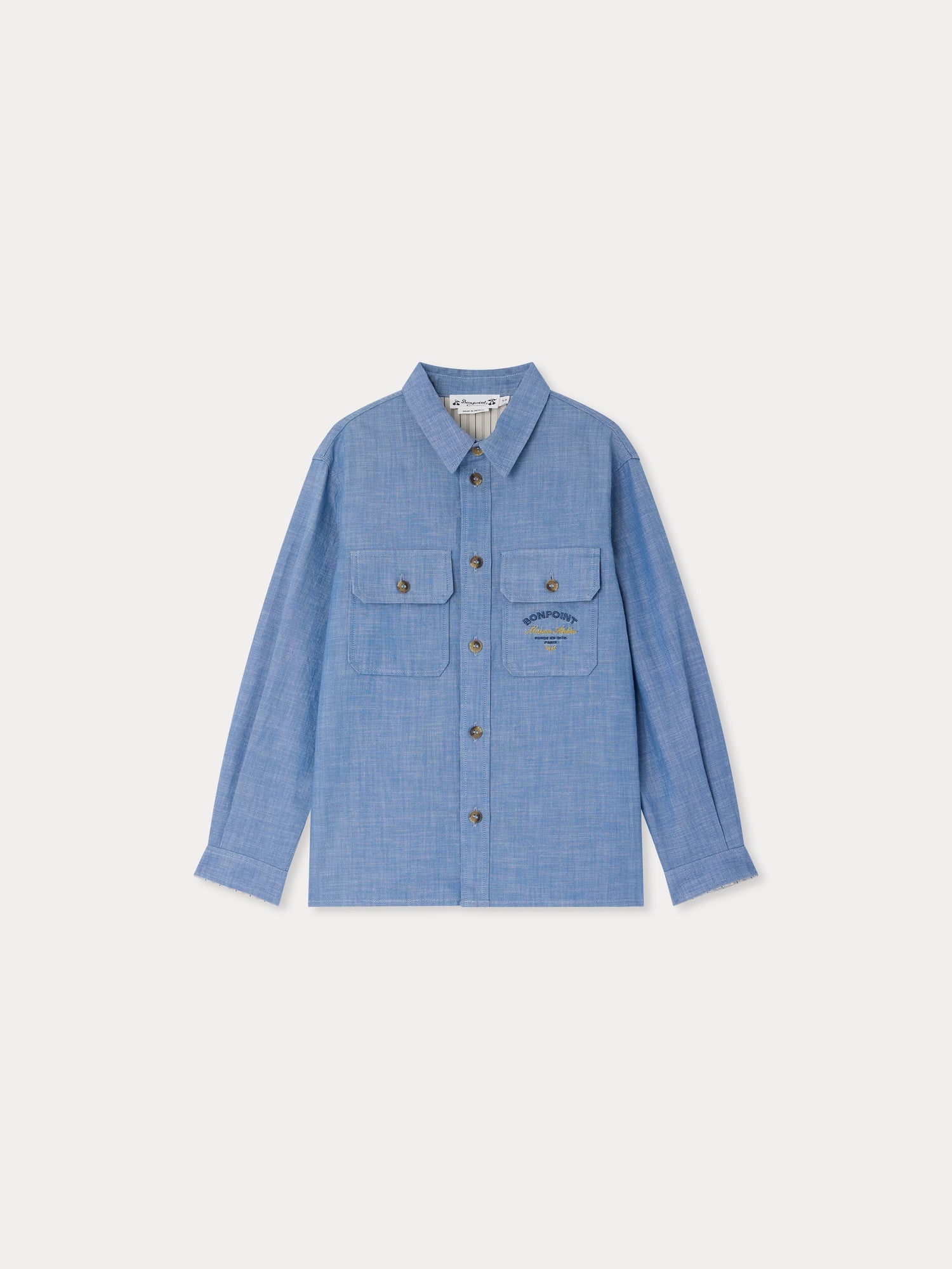 chemise en chambray de coton bio