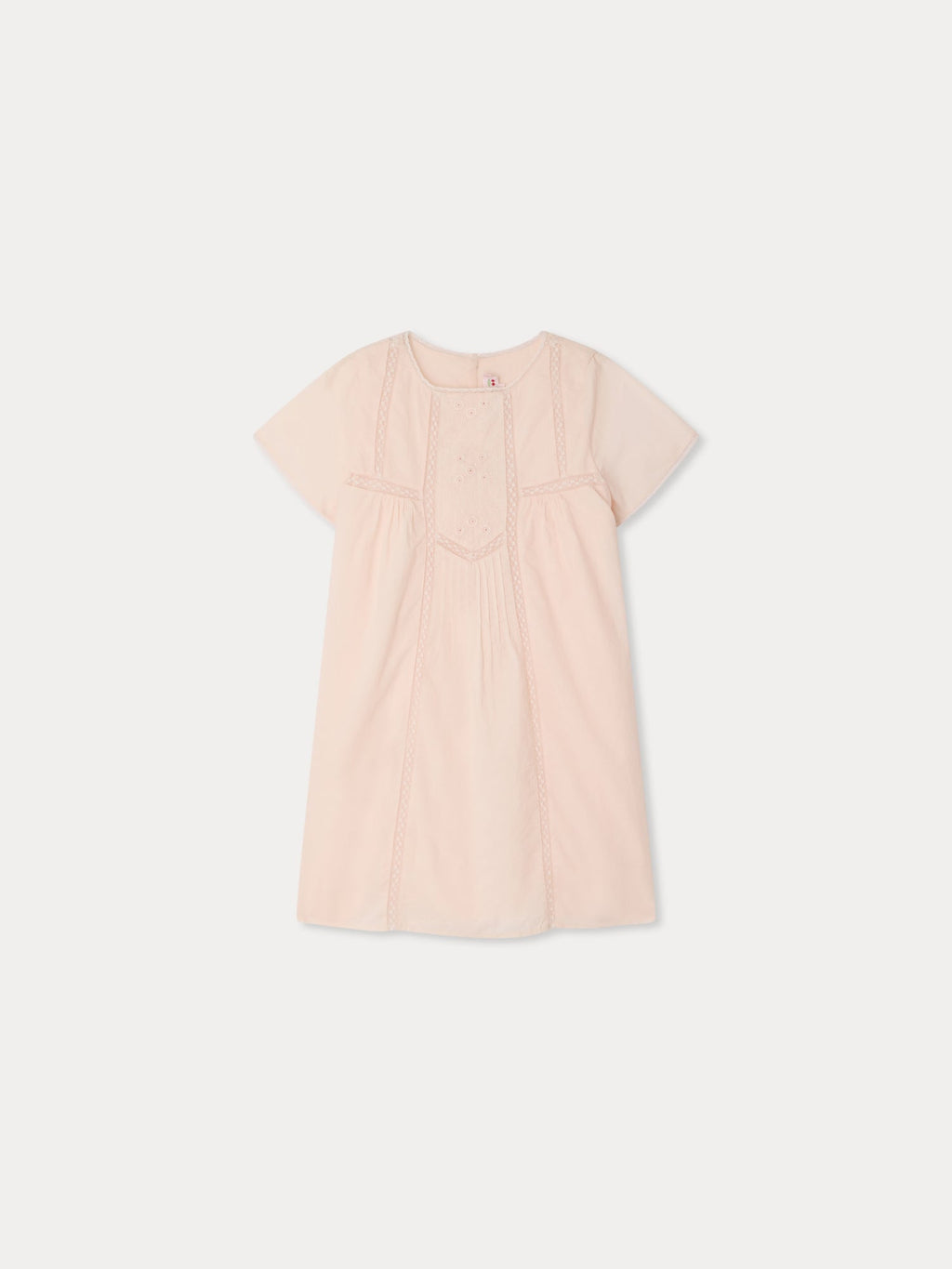 robe en coton bio et dentelle de Calais