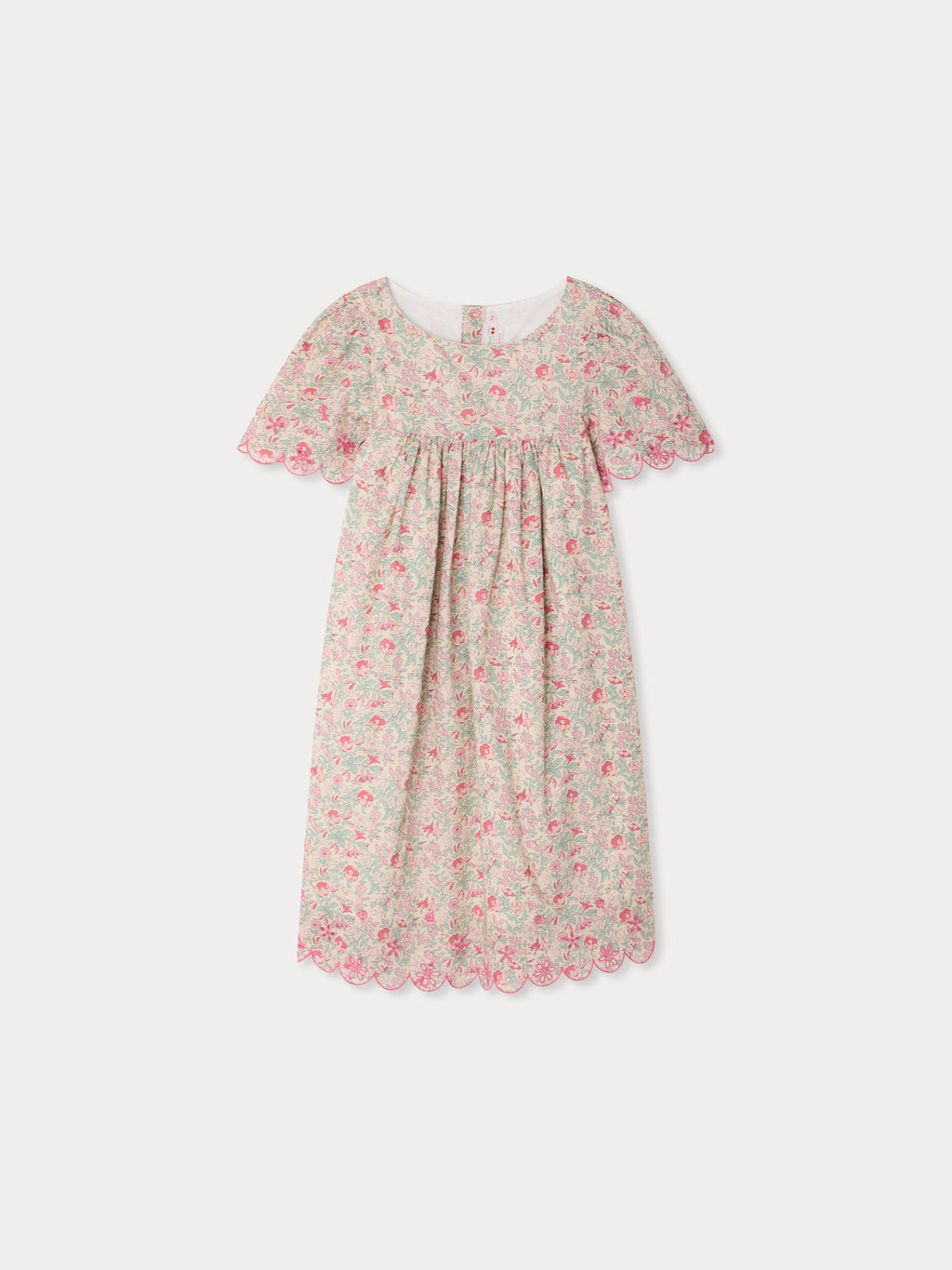 robe en broderie anglaise en tissu de coton biologique