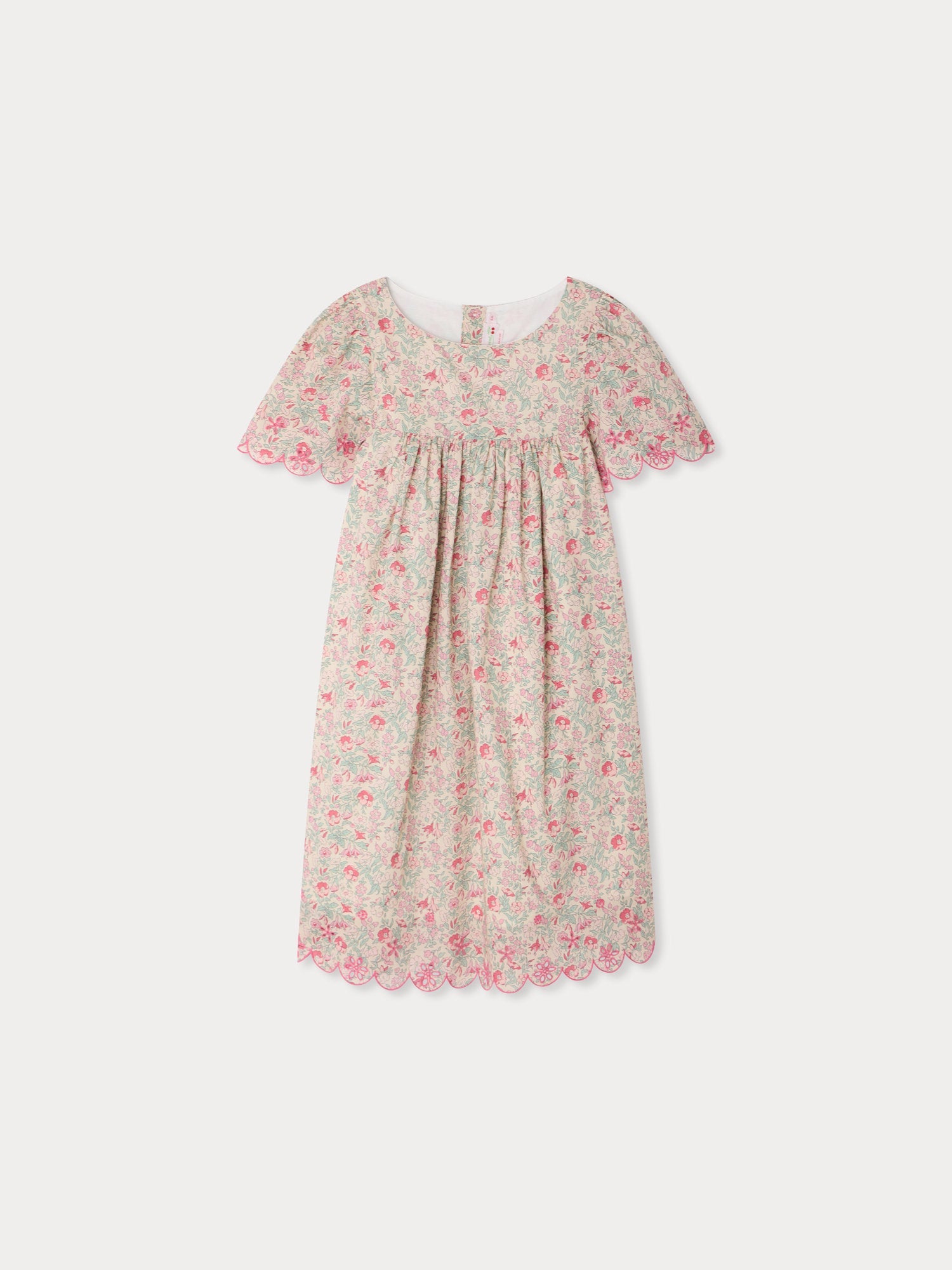 robe en broderie anglaise en tissu de coton biologique