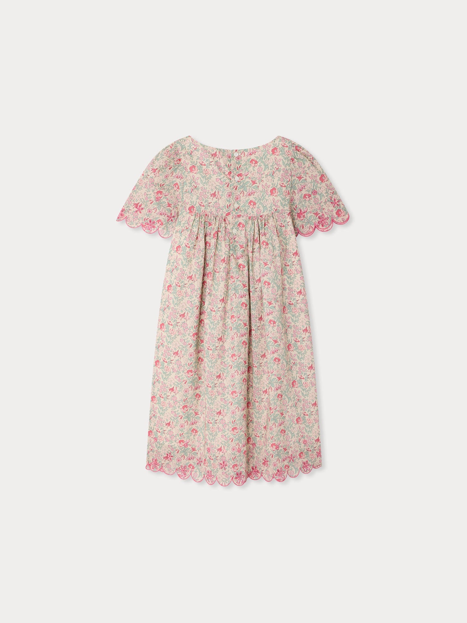 robe en broderie anglaise en tissu de coton biologique