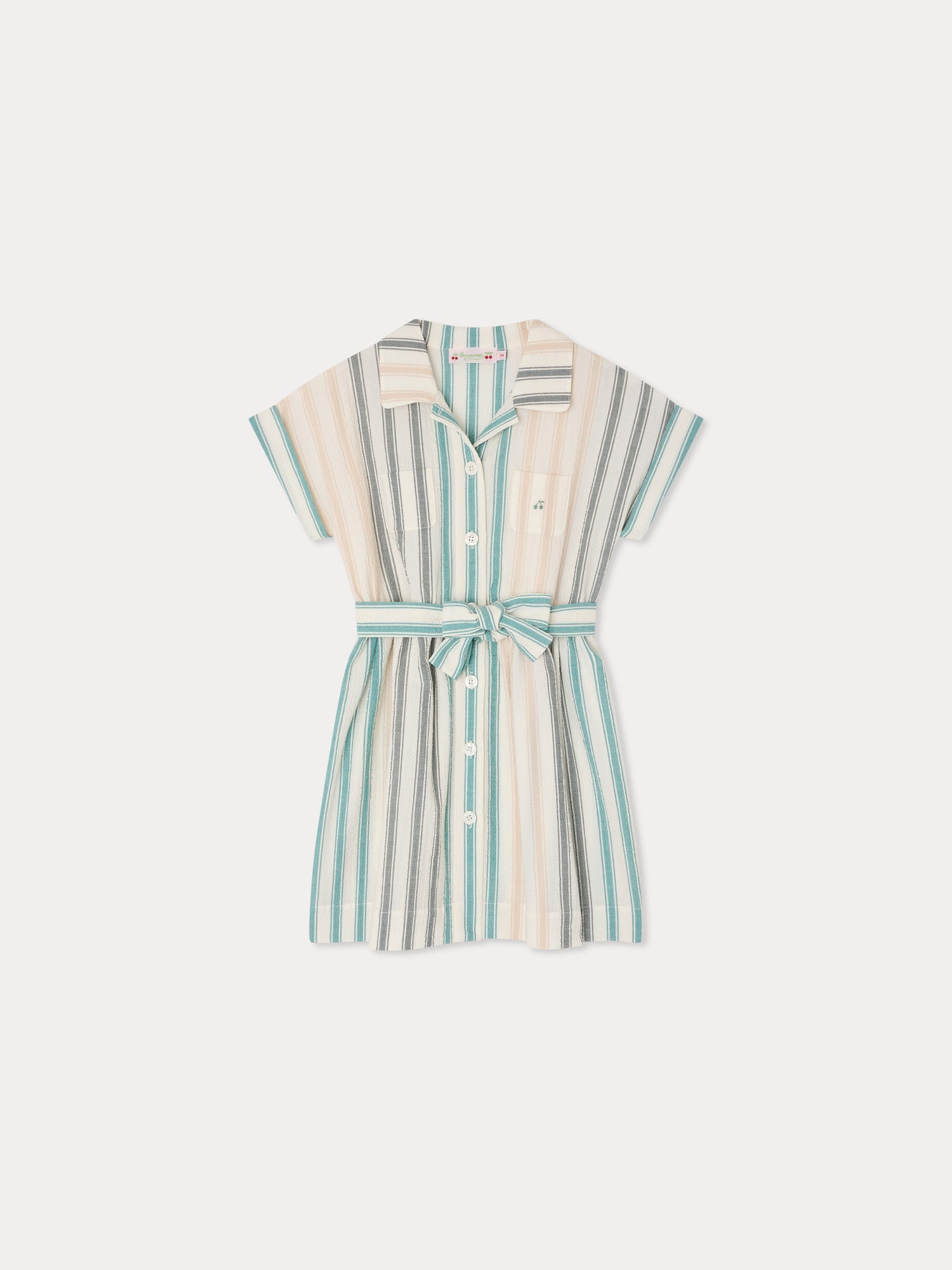 robe rayée en coton biologique