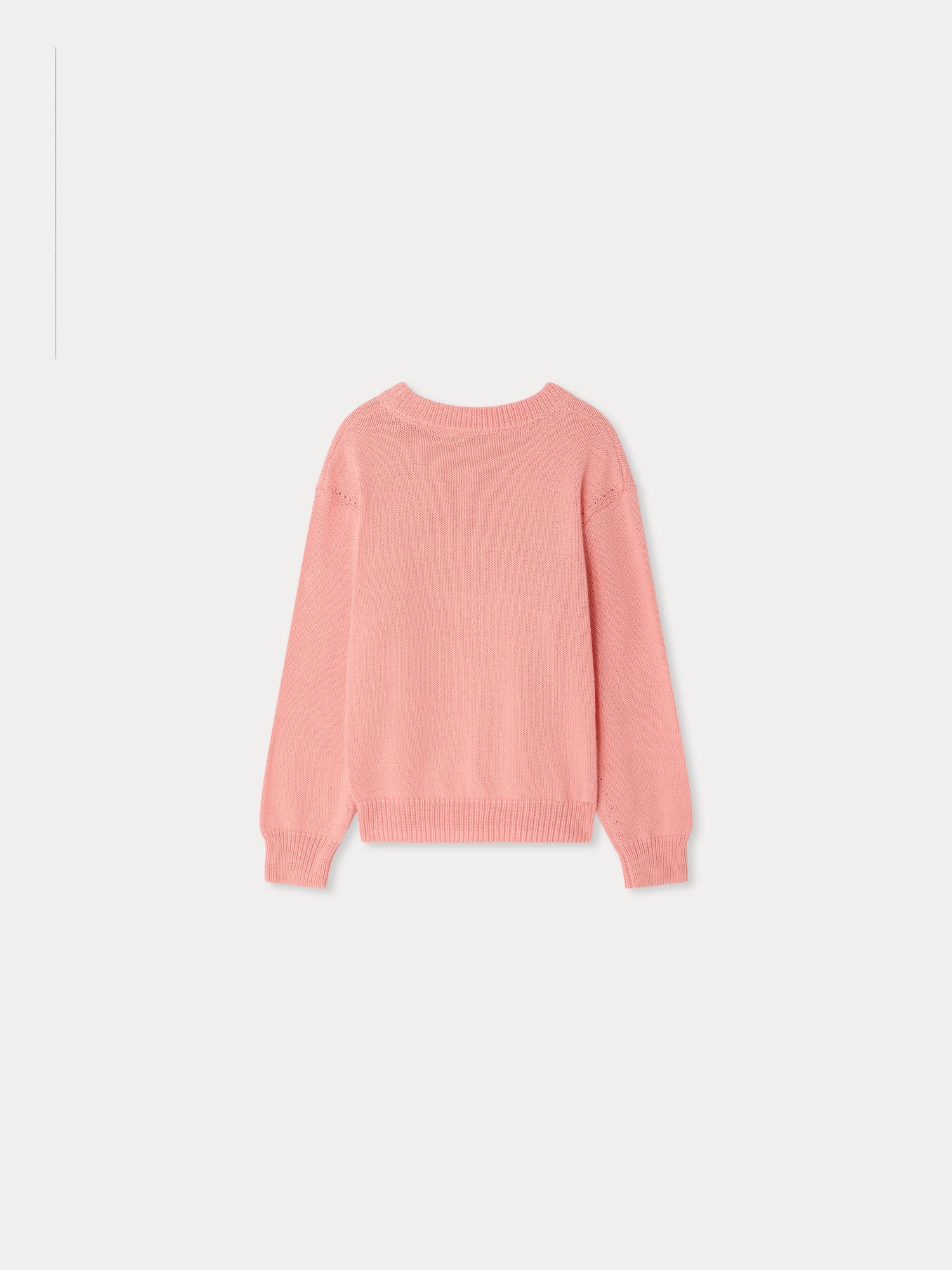 pull brodé de cerises