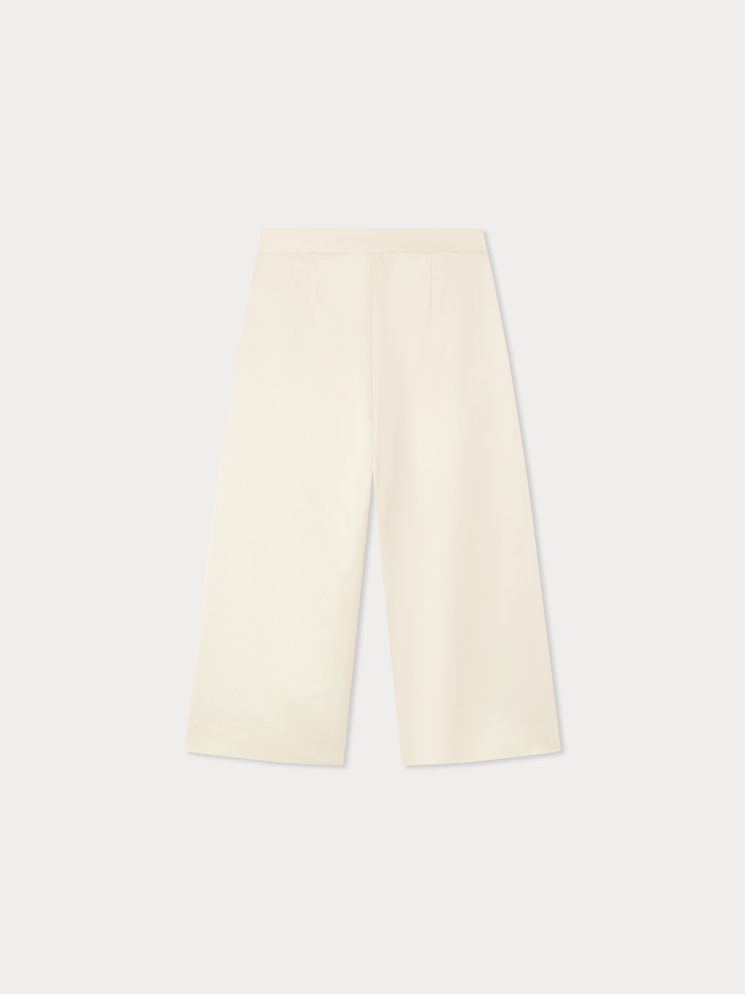 pantalon en satin plissé