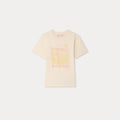 t-shirt imprimé en coton biologique
