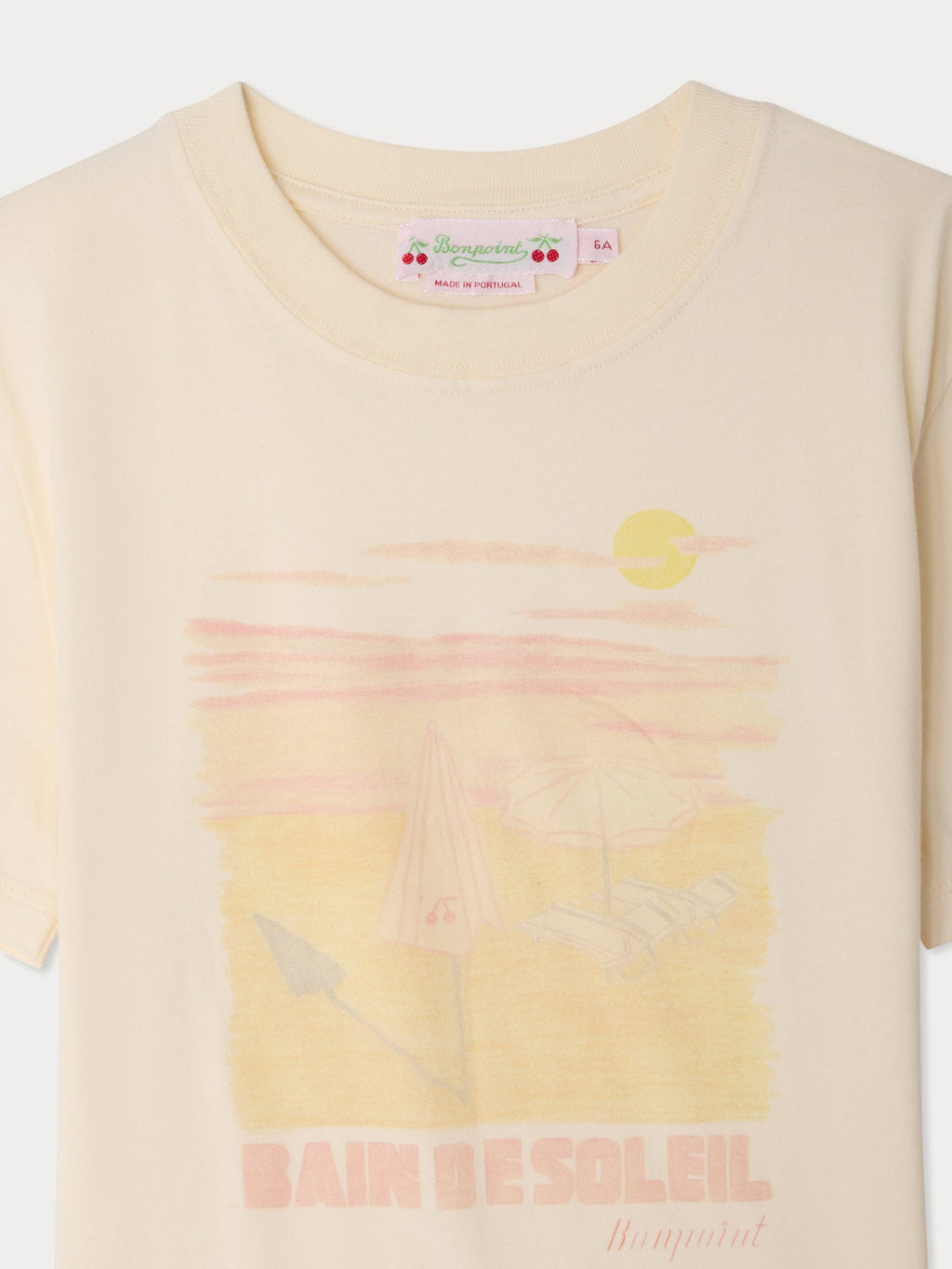 t-shirt imprimé en coton biologique