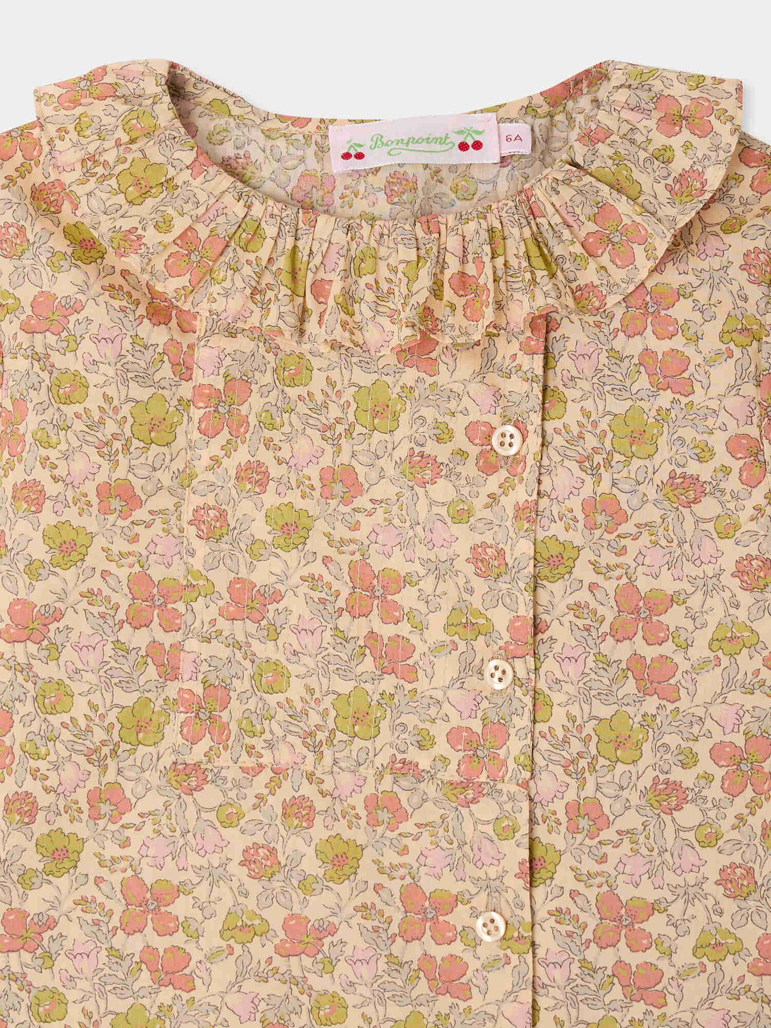 blouse en tissu de coton biologique