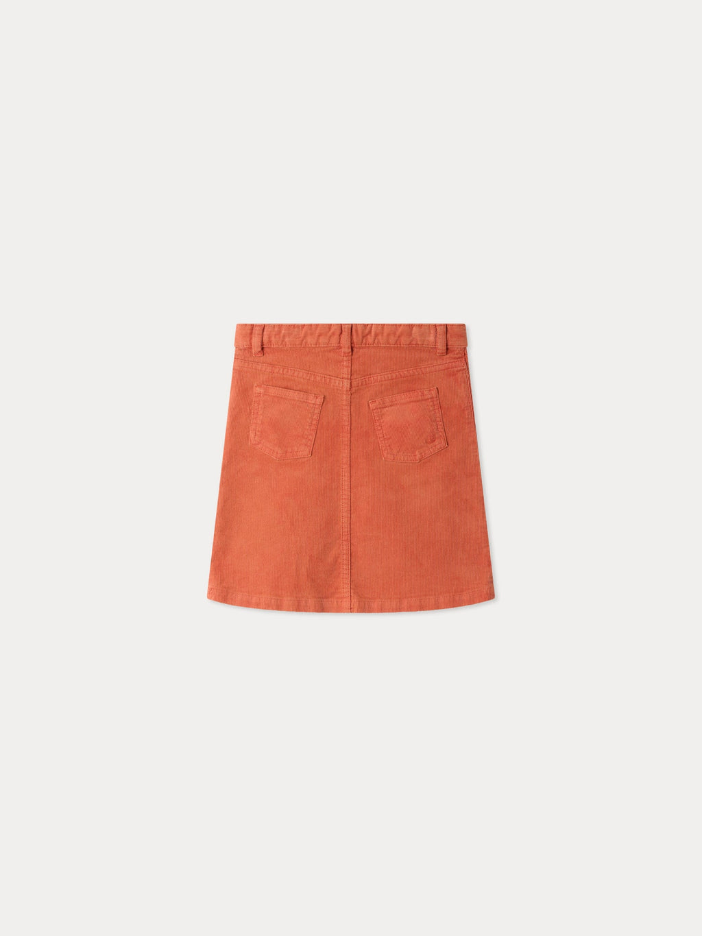 jupe en velours de coton bio avec poches