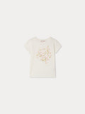 T-shirt à imprimé cerises en coton biologique