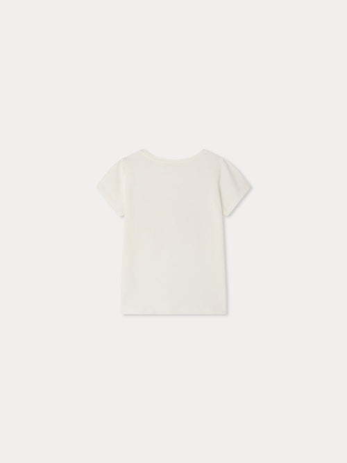 T-shirt à imprimé cerises en coton biologique